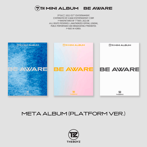 THE BOYZ - Mini Album 7 [BE AWARE] META ALBUM (Platform Ver.) by THE BOYZ - Available at allkpopmag. Price: $12.89.