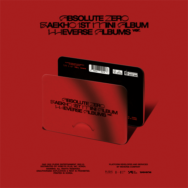 Baekho - Mini Album 1st [Absolute Zero] (Weverse Albums Version) by BAEKHO - Available at allkpopmag. Price: $8.78.