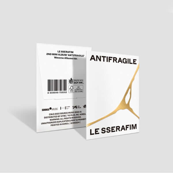 LE SSERAFIM - Mini Album 2 [ANTIFRAGILE] (Weverse Version) by LE SSERAFIM - Available at allkpopmag. Price: $8.60.