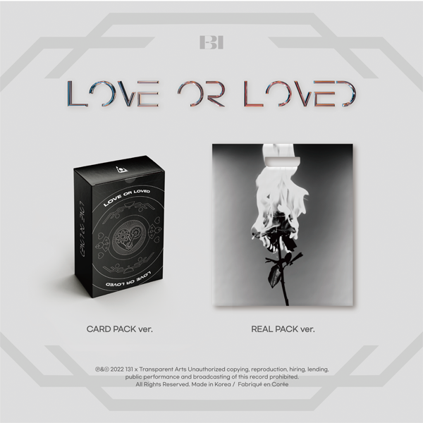 B.I - [Love or Loved Part.1] (REAL PACK Version) by B.I - Available at allkpopmag. Price: $19.02.
