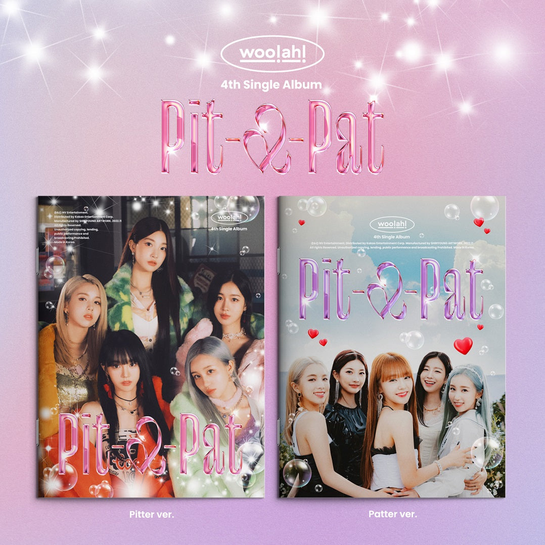 woo!ah! - Single Album 4th [Pit-a-Pat] (Random Version) by WOOAH - Available at allkpopmag. Price: $13.63.