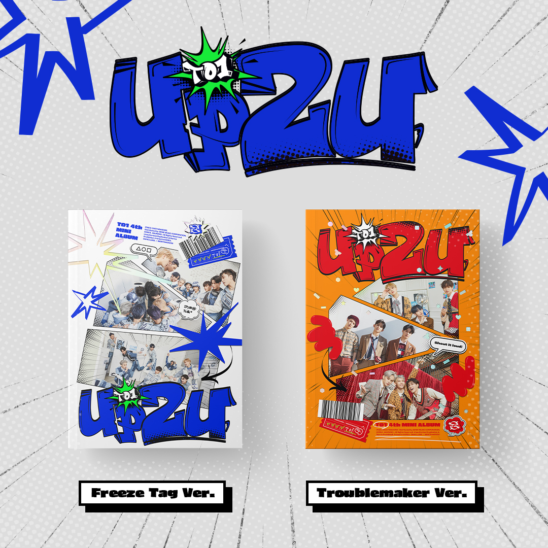 [2CD Set] TO1 - Mini Album 4 [UP2U] (Troublemaker + Freeze Tag) by TO1 - Available at allkpopmag. Price: $29.81.