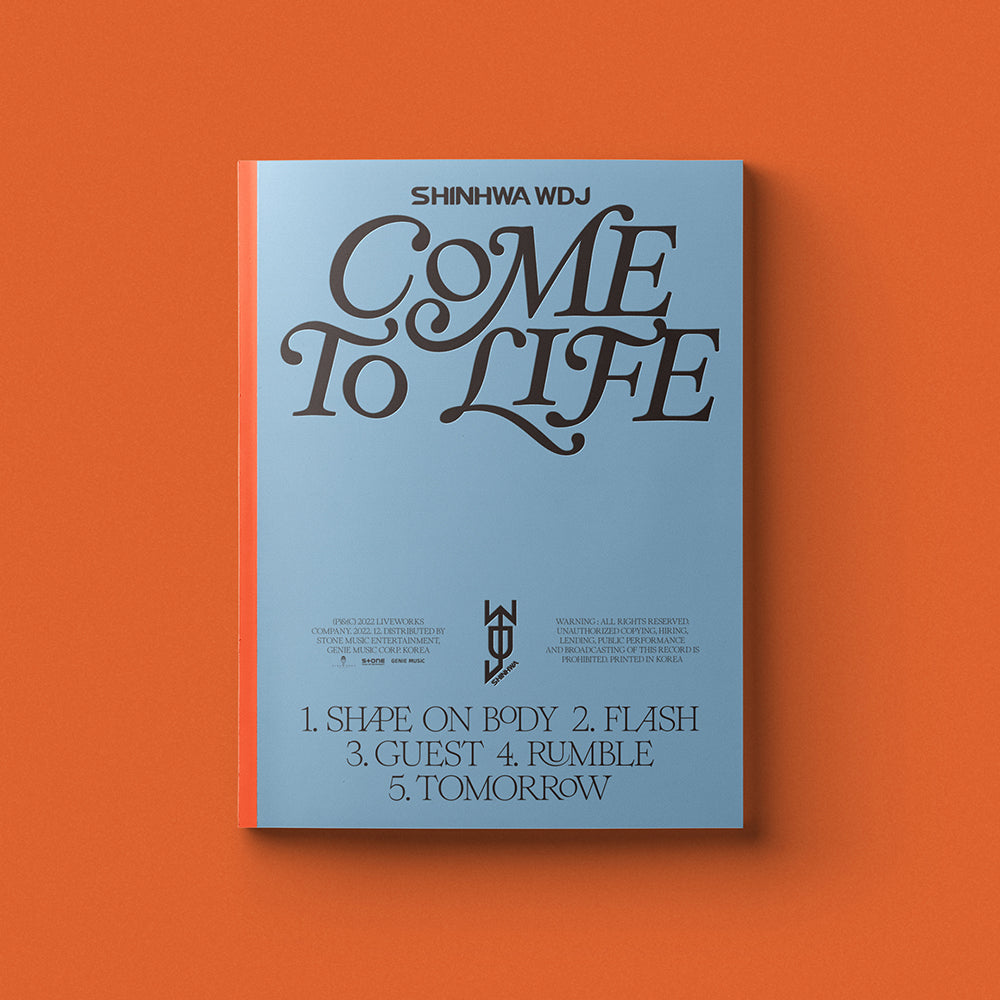 SHINHWA WDJ - Mini Album 1 [Come To Life] by SHINHWA WDJ - Available at allkpopmag. Price: $18.29.