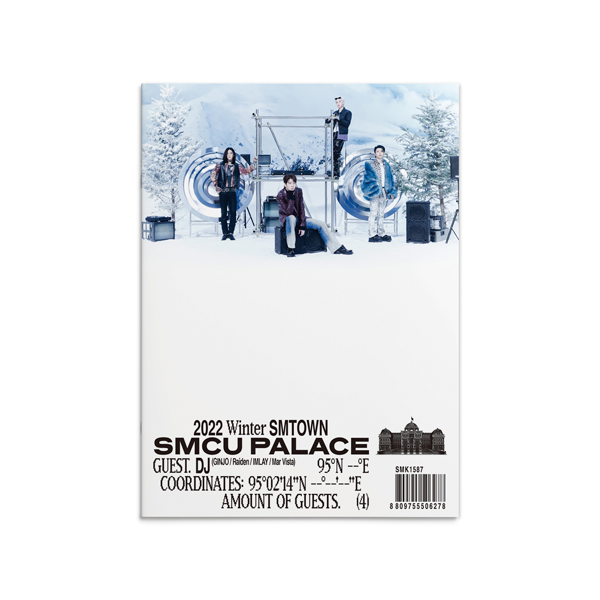 DJ Ginjo, Raiden, Imlay, Mar Vista - 2022 Winter SMTOWN SMCU Palace by DJ (GINJO, RAIDEN, IMLAY, MAR VISTA) - Available at allkpopmag. Price: $16.19.