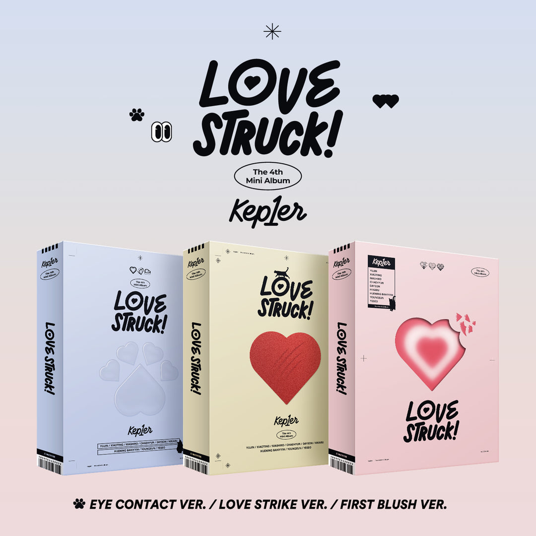 Kep1er - Mini Album 4 [LOVESTRUCK!] (Random Version) by Kep1er - Available at allkpopmag. Price: $15.00.