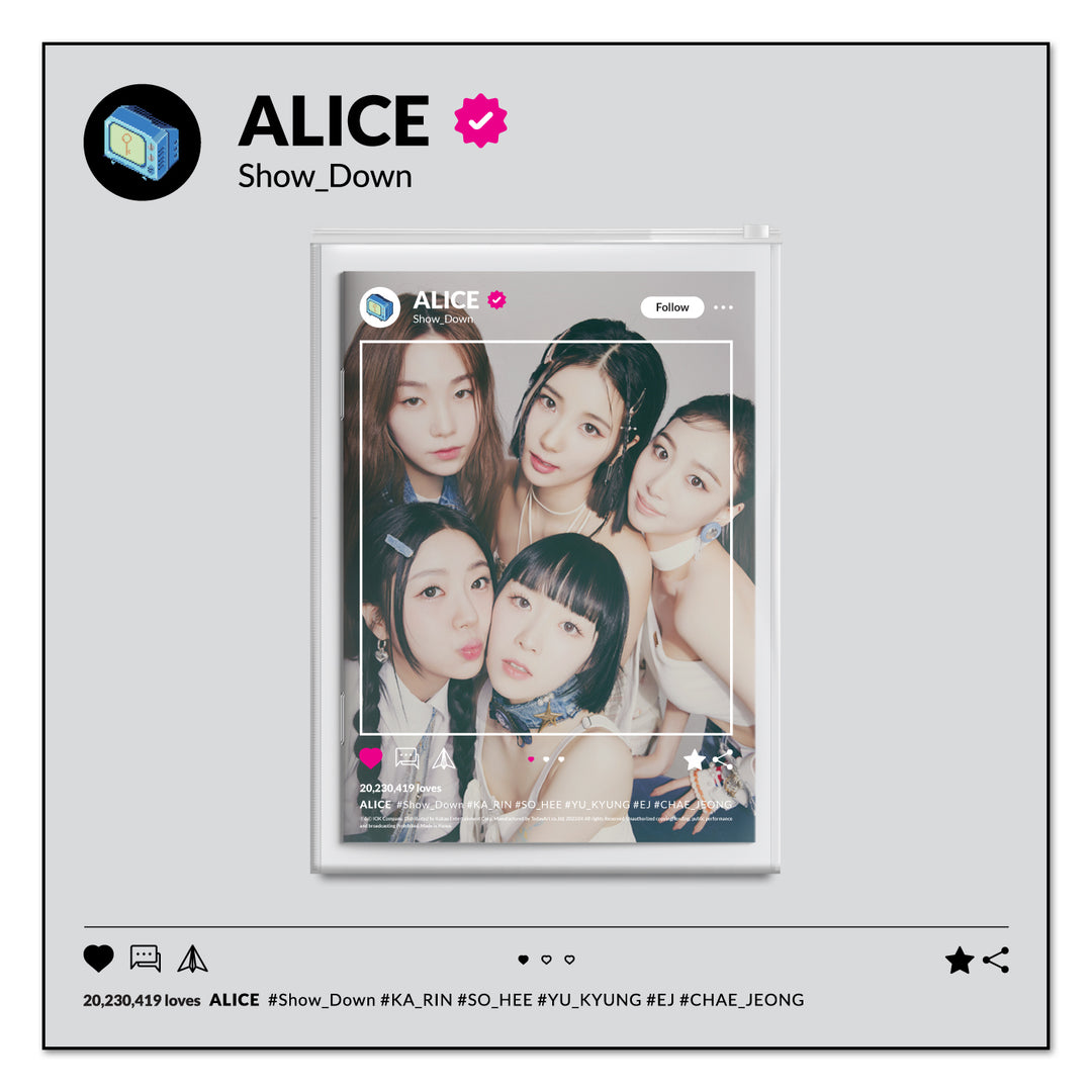 Alice - Single Album 2nd Edition [SHOW DOWN] by ALICE - Available at allkpopmag. Price: $16.00.