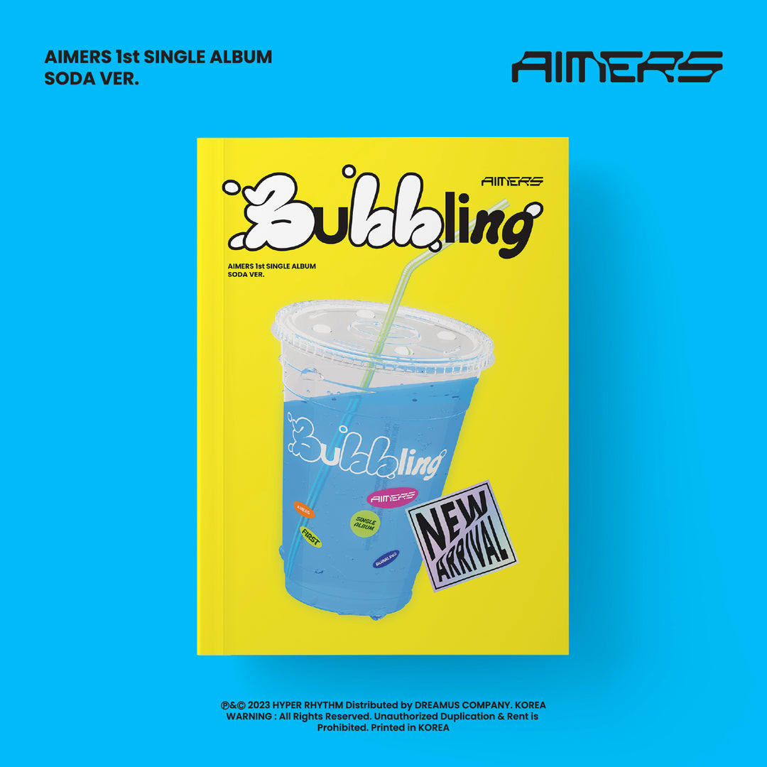 AIMERS - Single Album 1 [Bubbling] (SODA Version) by AIMERS - Available at allkpopmag. Price: $17.65.