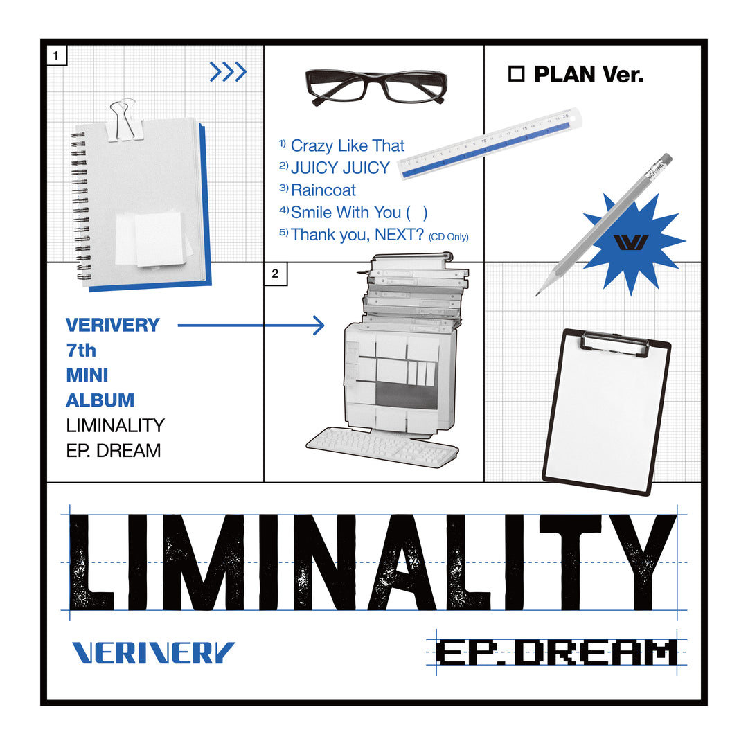 VERIVERY - Mini Album 7 [Liminality - EP.DREAM] (PLAN Ver.) by VERIVERY - Available at allkpopmag. Price: $14.91.