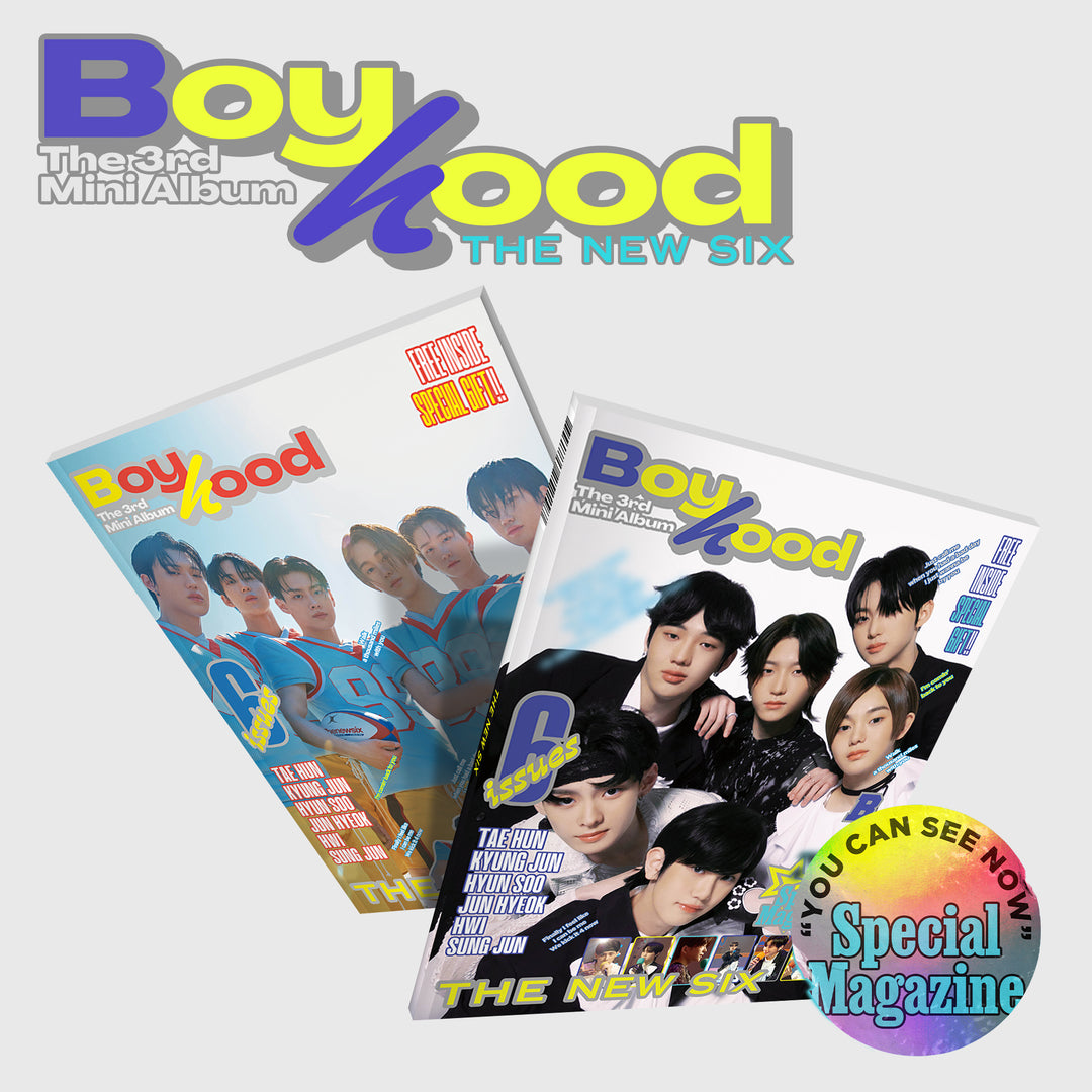 THE NEW SIX (TNX) - Mini Album 3 [BOYHOOD] (Random Version) by THE NEW SIX (TNX) - Available at allkpopmag. Price: $16.28.