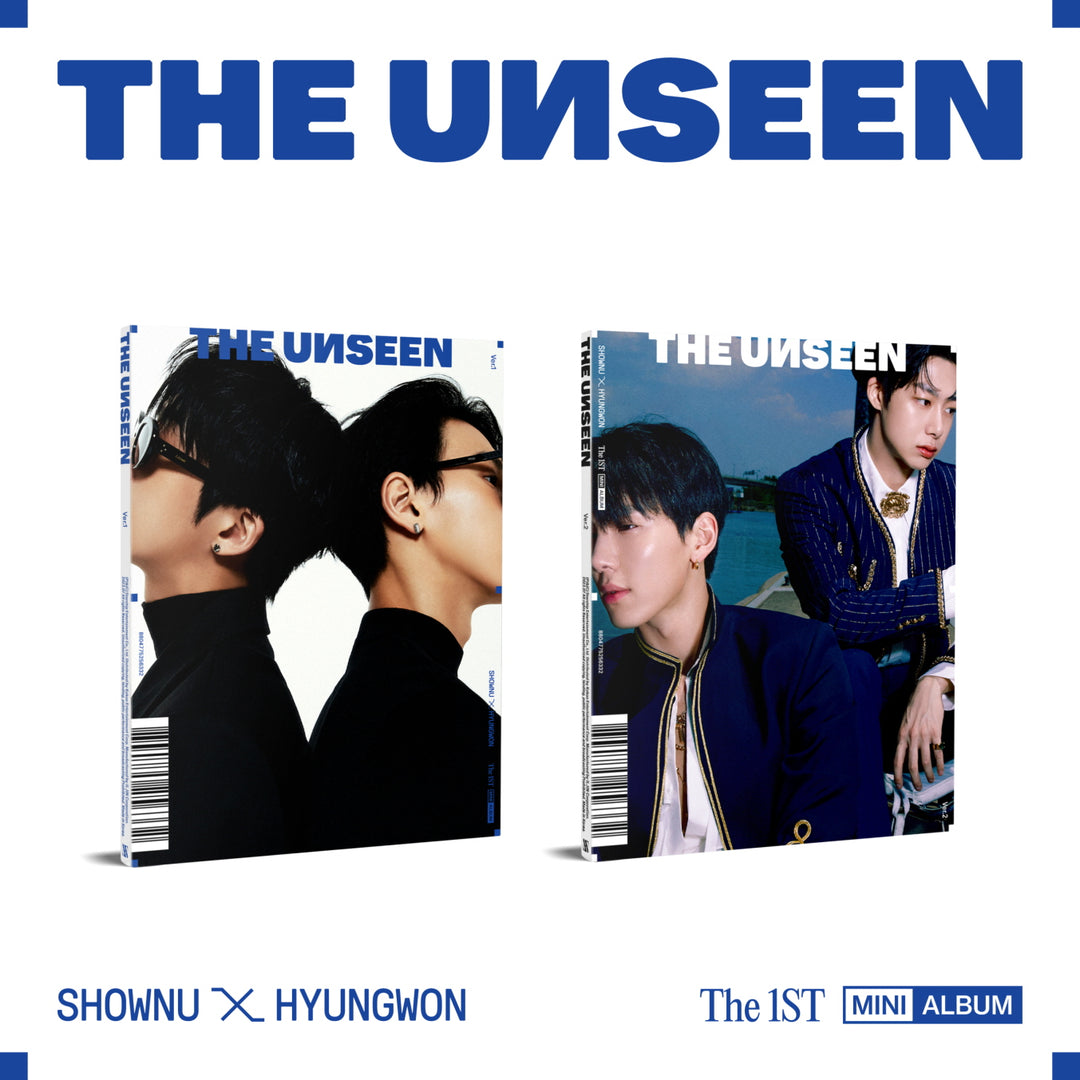 SHOWNU X HYUNGWON - Mini Album 1 [THE UNSEEN] (Random Version) by SHOWNU X HYUNGWON - Available at allkpopmag. Price: $16.19.