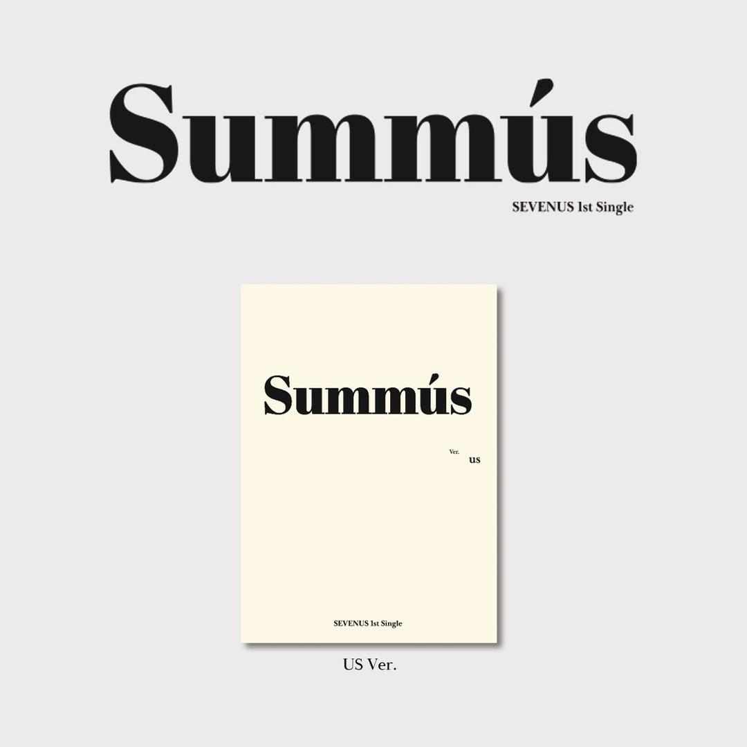 SEVENUS - 1st SINGLE [SUMMUS] (Us Version) by SEVENUS - Available at allkpopmag. Price: $16.28.