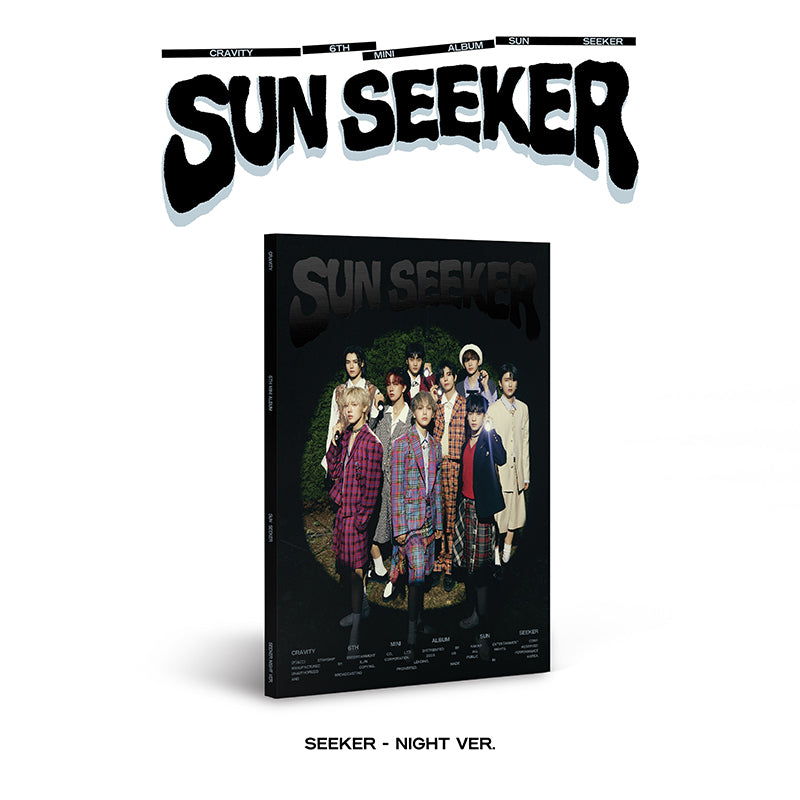 CRAVITY - Mini Album 6 [SUN SEEKER] (SEEKER – Night Ver.) by CRAVITY - Available at allkpopmag. Price: $17.65.