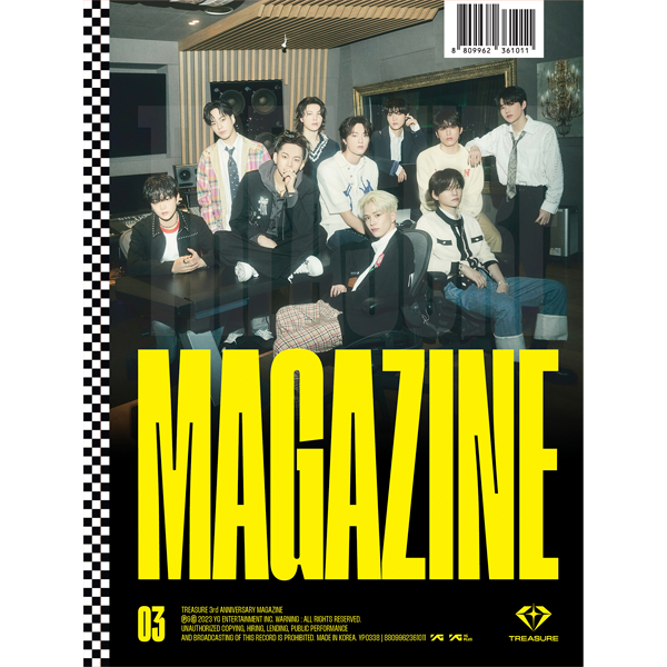 TREASURE - 3rd Anniversary Magazine by TREASURE - Available at allkpopmag. Price: $32.01.