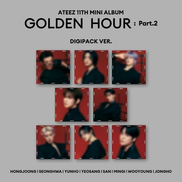ATEEZ - Mini Album 11 [GOLDEN HOUR: Part.2] (Digipak Random Ver.) by ATEEZ - Available at allkpopmag. Price: $11.52.