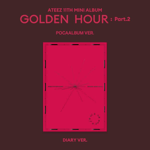 ATEEZ - Mini Album 11 [GOLDEN HOUR: Part.2] (POCAALBUM) (Diary Ver.) by ATEEZ - Available at allkpopmag. Price: $10.88.