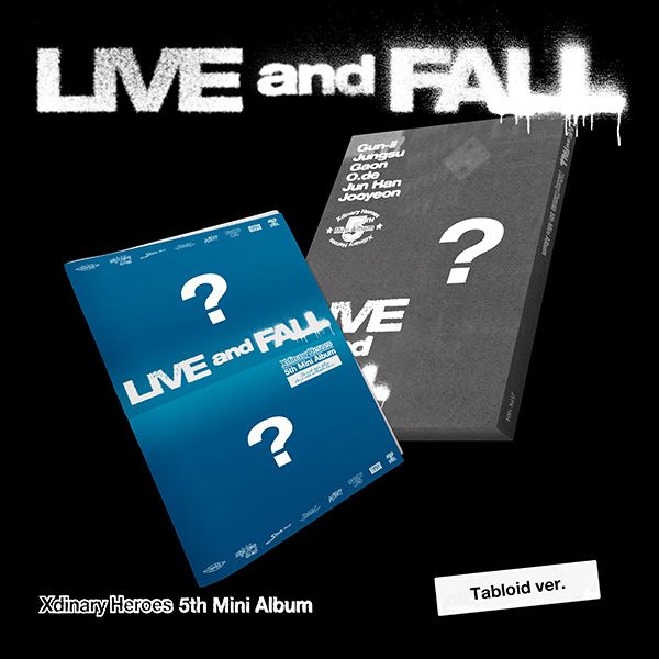 Xdinary Heroes - Mini Album Vol. 5 [LIVE and FALL] (Tabloid Ver.) by Xdinary Heroes - Available at allkpopmag. Price: $10.88.