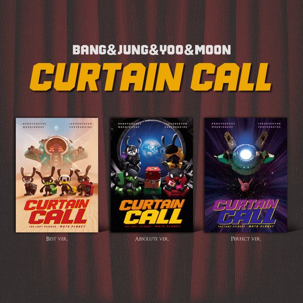 Bang Yongguk, Jung Daehyun, Yoo Youngjae, Moon Jongup - EP Album 1 [CURTAIN CALL] (Random Ver.) by BANG&JUNG&YOO&MOON - Available at allkpopmag. Price: $17.65.