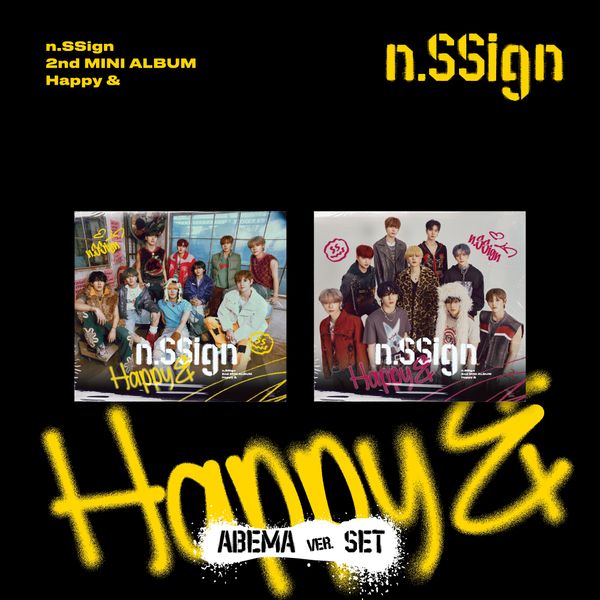 n.SSign - 2nd Mini Album [Happy &] 2CD Set (ABEMA #1 & #2) by n.SSign - Available at allkpopmag. Price: $38.04.