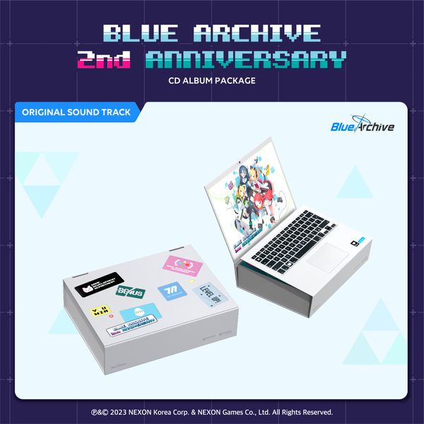 Blue Archive 2nd Anniversary OST (CD Album Package) by BLUE ARCHIVE - Available at allkpopmag. Price: $34.75.
