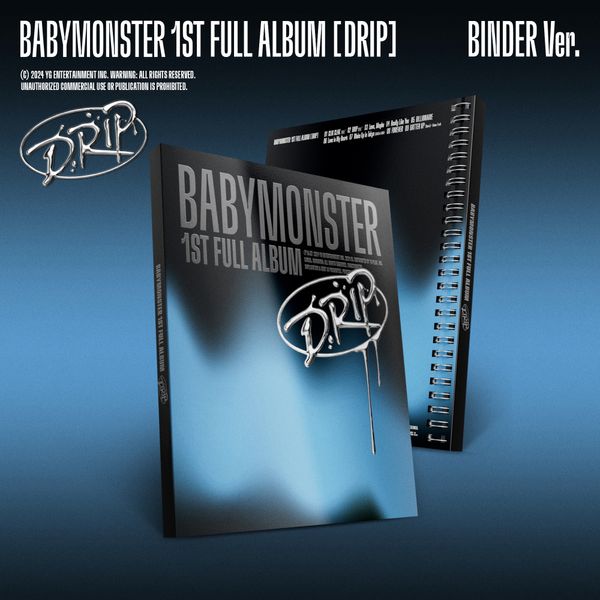 BABYMONSTER - 1st Album [DRIP] (BINDER Version) by BABYMONSTER - Available at allkpopmag. Price: $17.65.