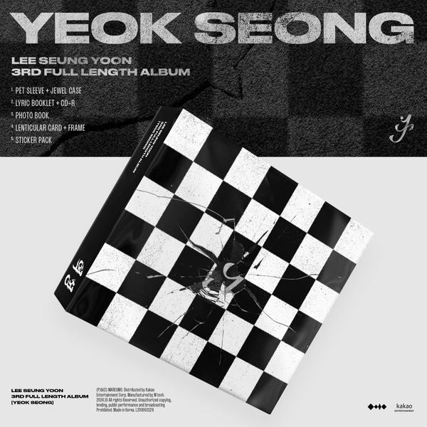 LEE SEUNG YOON - 3rd Studio Album [YEOK SEONG] by LEE SEUNG YOON - Available at allkpopmag. Price: $17.65.