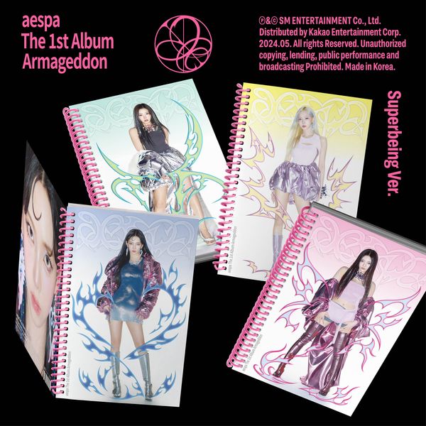 aespa - 1st Album [Armageddon] (Superbeing Ver.) (Random Ver.) by aespa - Available at allkpopmag. Price: $19.02.