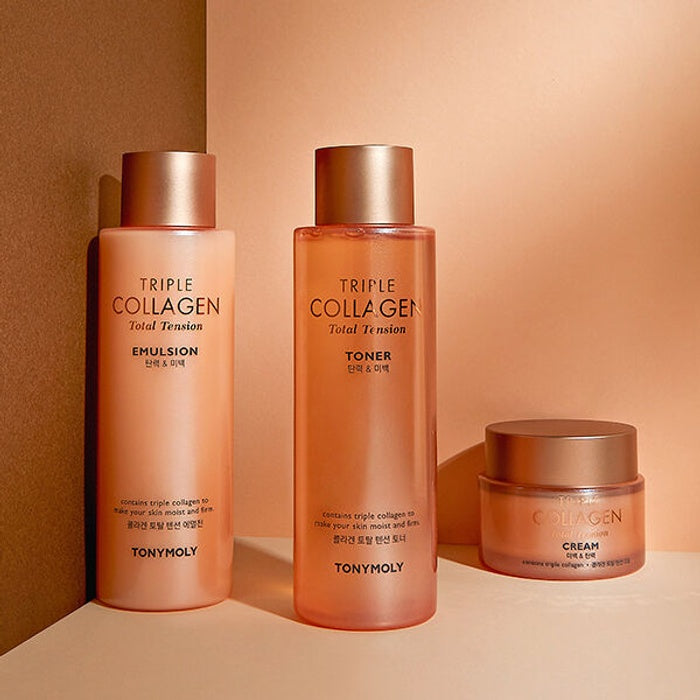 Triple Collagen Total Tension 3-Piece Set by Tony Moly - Available at allkpopmag. Price: $50.56.