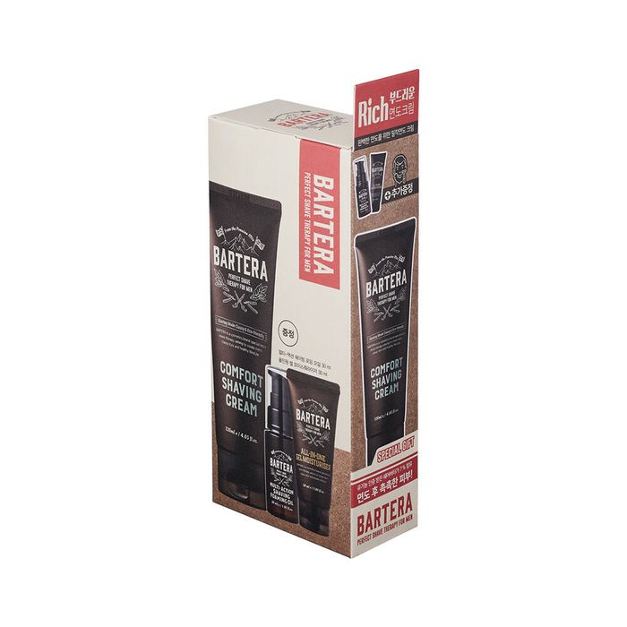 Comfort Shaving Cream Gift Set by Bartera - Available at allkpopmag. Price: $28.43.