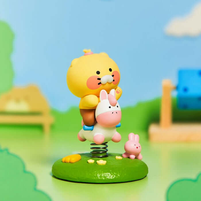 Playground Scene Figure - Baby Chunsik Rocking Horse by Kakao Friends - Available at allkpopmag. Price: $31.75.