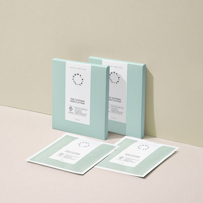 Aesthetic Clay Mask Pack for Pores - 6 Boxes (6 Months Supply) by Comma Nine - Available at allkpopmag. Price: $128.16.