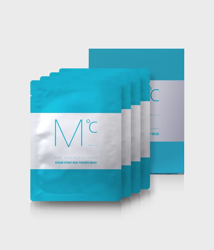 Sebum Strike Man Therapy Mask (4 Sheets) by MDC - Available at allkpopmag. Price: $17.05.