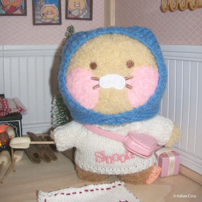 Sinoon X Kakao Friends Plush Chunsik Doll Keyring by Sineun - Available at allkpopmag. Price: $44.68.