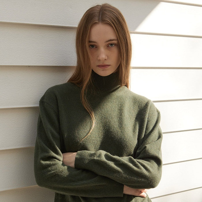 100% Cashmere Turtleneck Sweater by Shine On You - Available at allkpopmag. Price: $154.03.