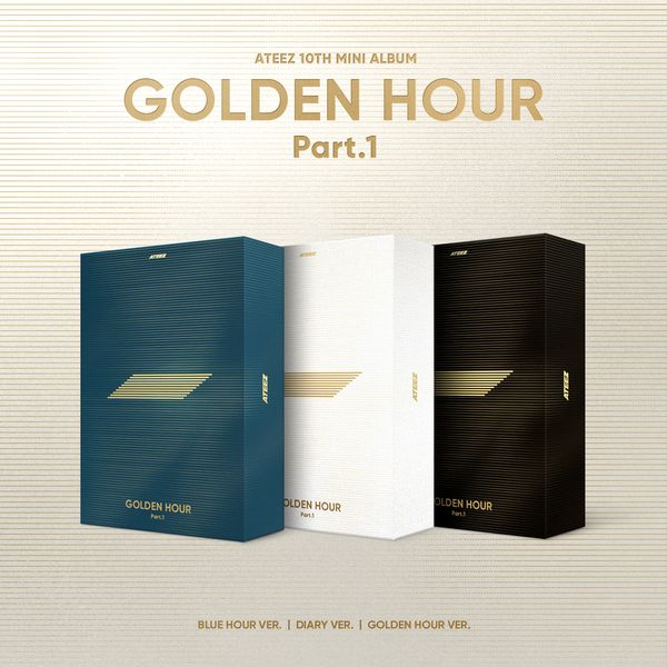 ATEEZ - Mini Album 10 [GOLDEN HOUR: Part 1] 3CD Set by ATEEZ - Available at allkpopmag. Price: $51.03.
