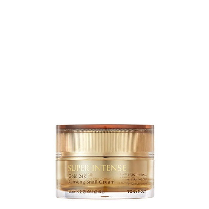 Super Intense Gold 24K Ginseng Snail Cream by Tony Moly - Available at allkpopmag. Price: $36.45.