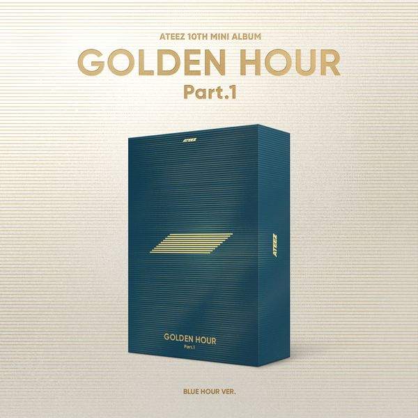 ATEEZ - Mini Album 10 [GOLDEN HOUR: Part 1] (BLUE HOUR Ver.) by ATEEZ - Available at allkpopmag. Price: $17.01.