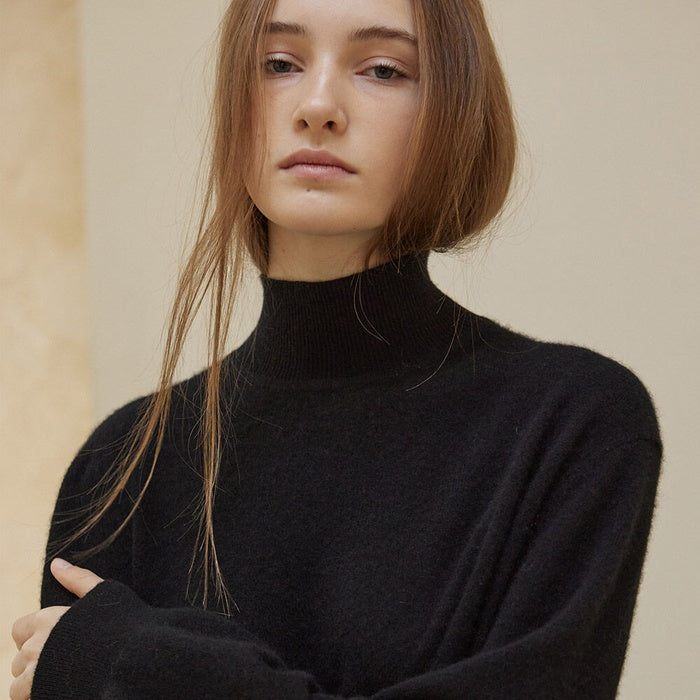 100% Cashmere Turtleneck Sweater by Shine On You - Available at allkpopmag. Price: $154.03.