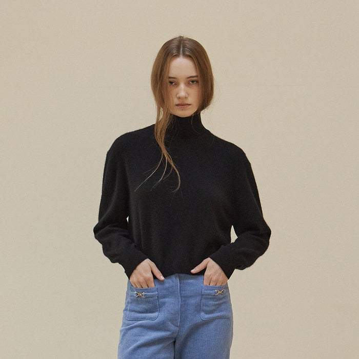 100% Cashmere Turtleneck Sweater by Shine On You - Available at allkpopmag. Price: $154.03.