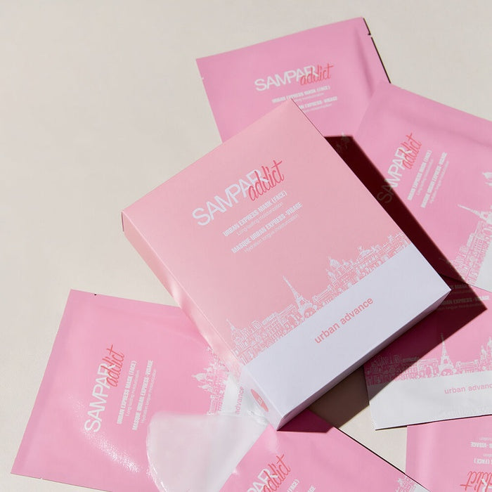 [1+1] Urban Express Hydrogel Mask 10 Sheets by Sangpa - Korean Traditional Snack - Available at allkpopmag. Price: $34.80.