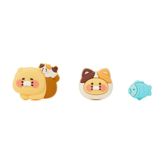 Cat Silicone Charm - Chunsik by Kakao Friends - Available at allkpopmag. Price: $17.64.