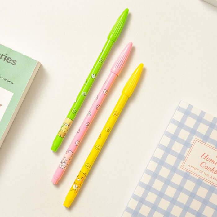 ColorPop Monami Plus Pen 3P Set - Friends by Kakao Friends - Available at allkpopmag. Price: $8.11.