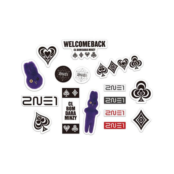 2NE1 - [WELCOMEBACK] Removable Sticker Pack by 2NE1 - Available at allkpopmag. Price: $13.72.