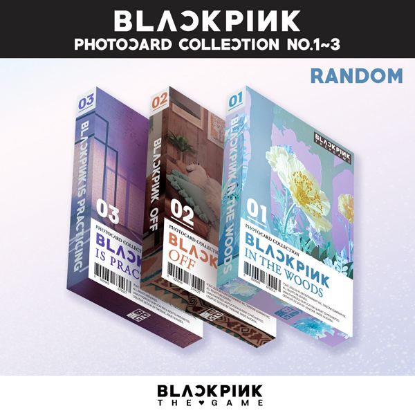 BLACKPINK - THE GAME PHOTOCARD COLLECTION No.1-3 (Random Version) by BLACKPINK - Available at allkpopmag. Price: $10.79.