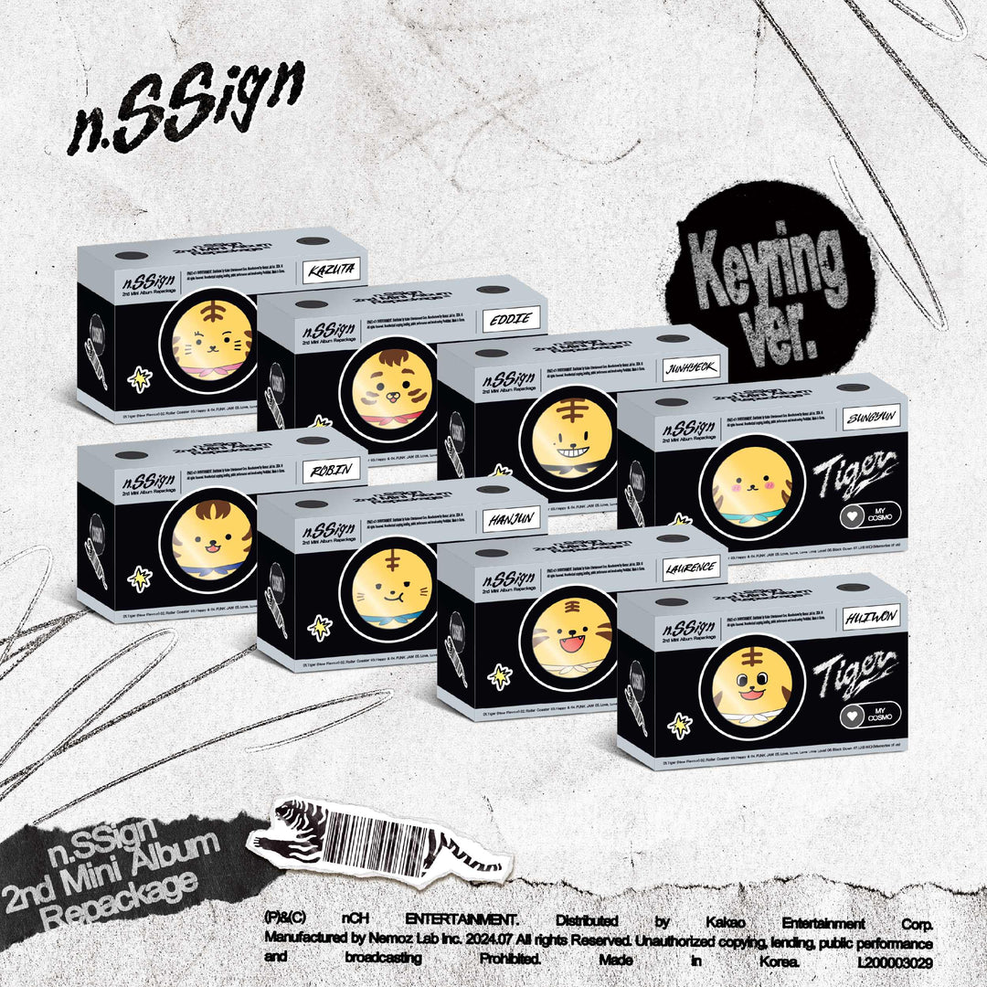 nssign-2nd-mini-album-repackage-tiger-nfc-keyring-ver-limited-edition