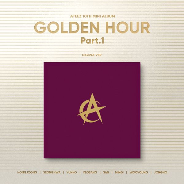 ATEEZ - Mini Album 10 [GOLDEN HOUR: Part 1] (Digipak Random Ver.) by ATEEZ - Available at allkpopmag. Price: $11.52.