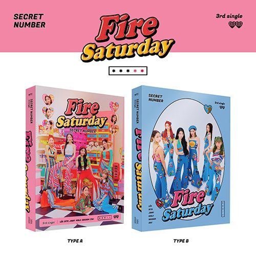 secret-number-fire-saturday-3rd-single-album