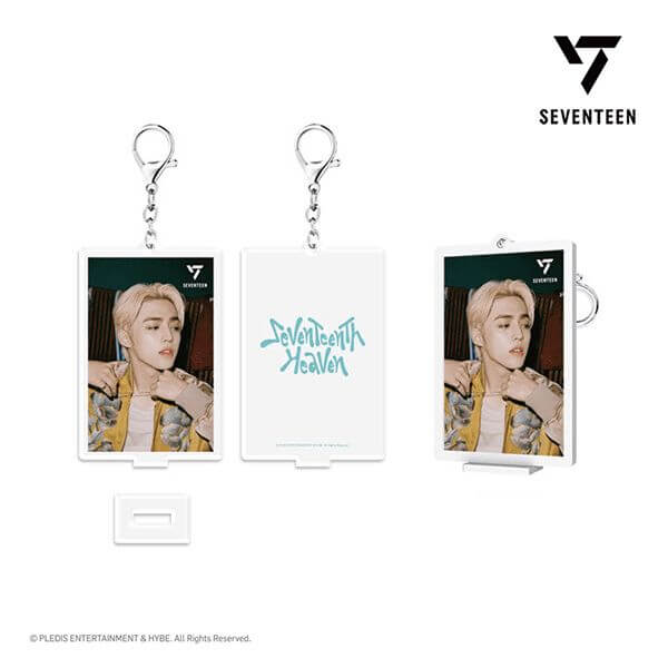 SEVENTEEN 3D Lenticular Acrylic Keyring & Stand - AM 5:26 Ver. by Seventeen - Available at allkpopmag. Price: $18.20.