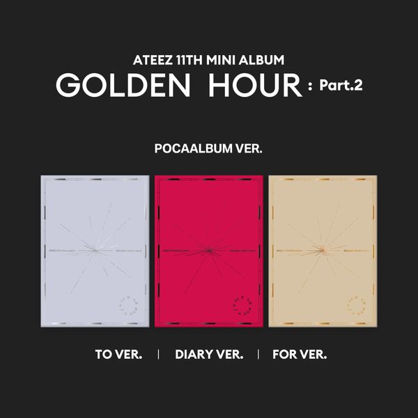 ATEEZ - Mini Album 11 [GOLDEN HOUR: Part 2] 3CD Set by ATEEZ - Available at allkpopmag. Price: $32.65.