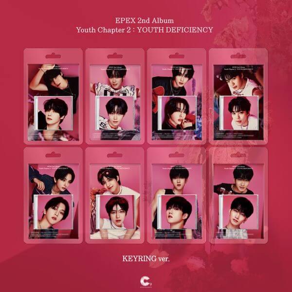 EPEX - 2nd Album [Sohwa: Youth Deficiency] (Keyring Album) by EPEX - Available at allkpopmag. Price: $12.89.