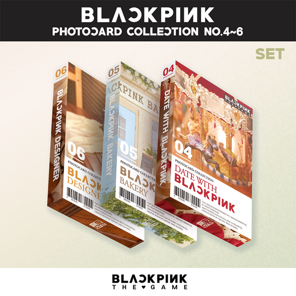 [Set Product] BLACKPINK THE GAME Photocard Collection No.4-6 by BLACKPINK - Available at allkpopmag. Price: $32.37.